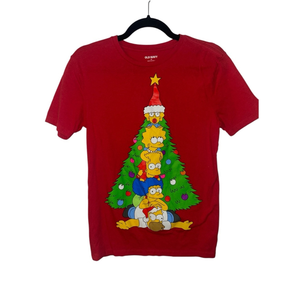 The Simpsons Christmas T-Shirt - Picture 1 of 3